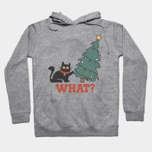 Funny Christmas Cat Hoodie